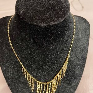14K Yellow Gold Forsentina Bib Necklace